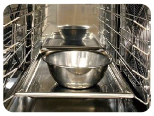 ボウルを置いたところ